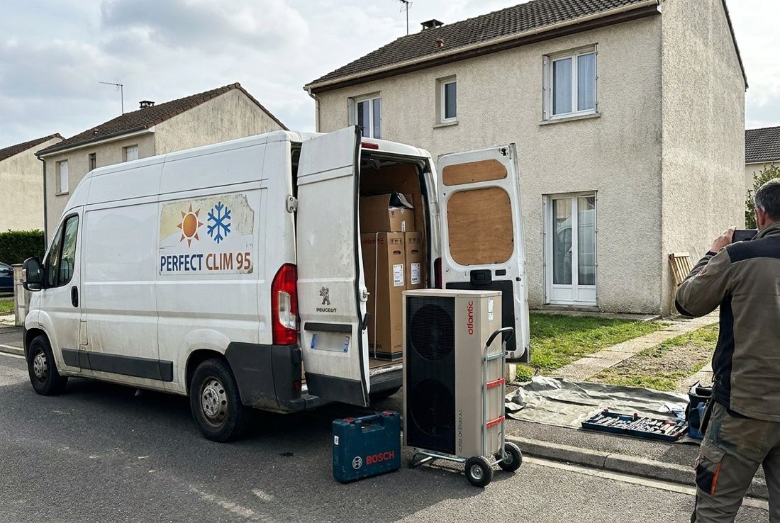 1euro PAC Perfect Clim 95 — sur le chantier